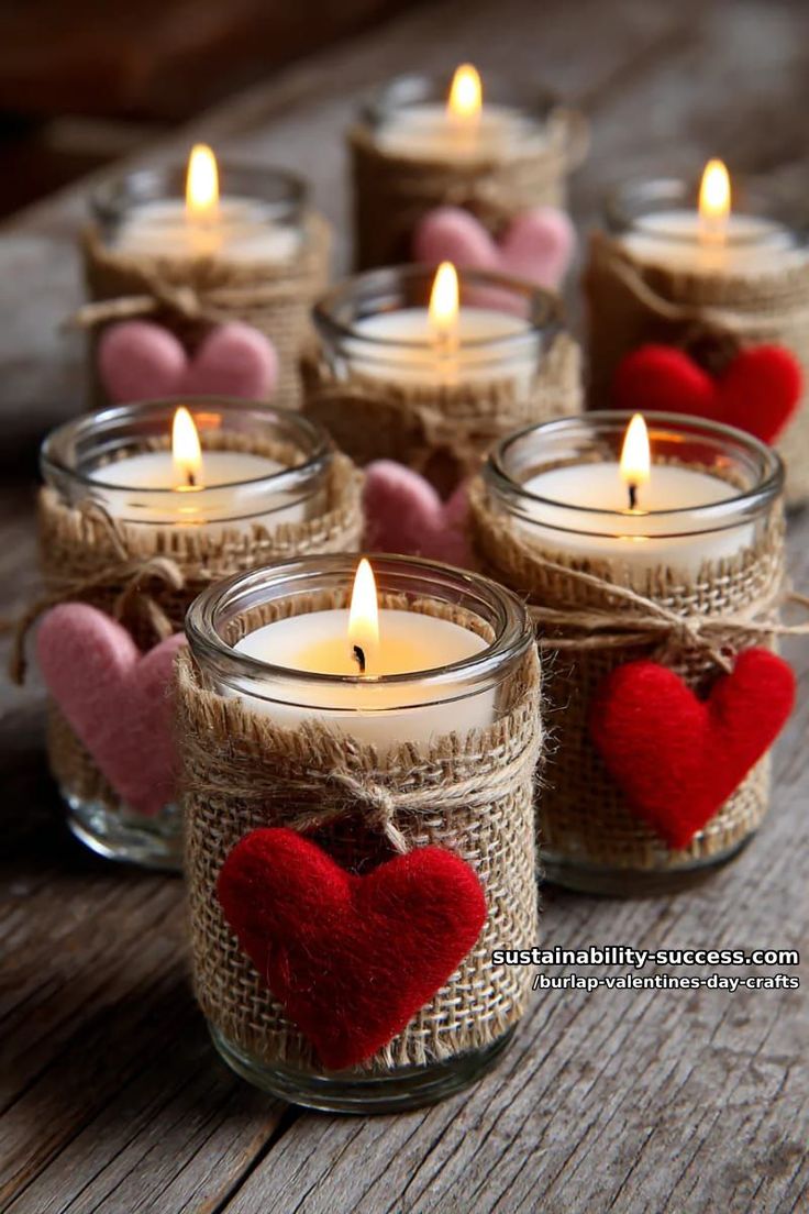 Home 15 dreamy burlap valentine’s day crafts you’ll love