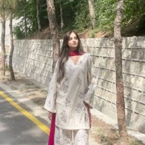 New Arrivals silk long shirt white